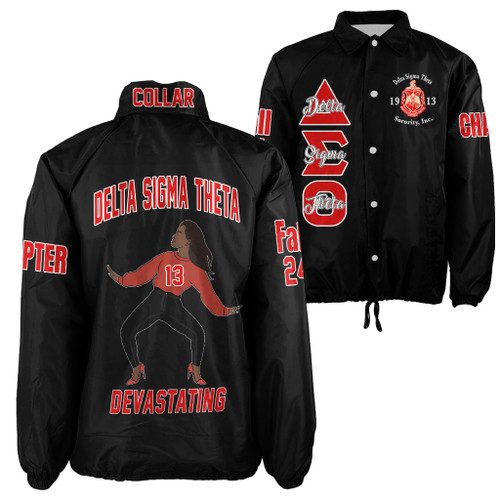 (Custom) Getteestore Jacket - Delta Sigma Theta Sorority Crossing Jacket A31