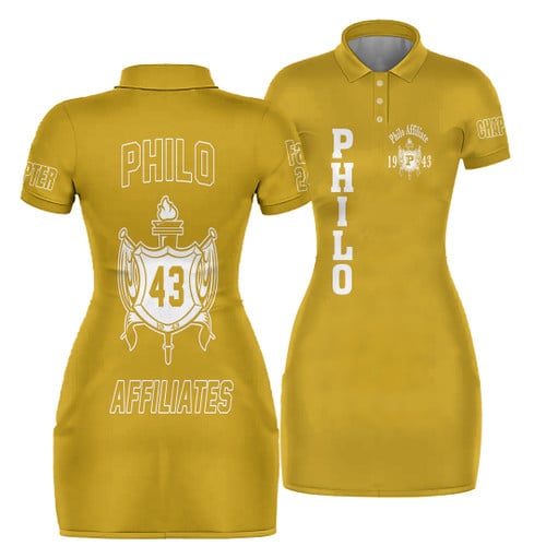(Custom) Getteestore Polo Collar Dress - Philo Affiliates A31