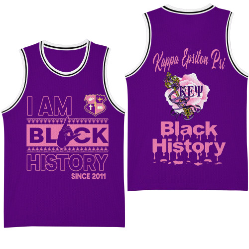 KEP Military Black History Month Basketball Jersey A31