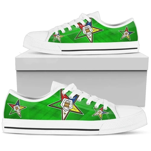 Order of the Eastern Star Low Top Shoe (Green) J0