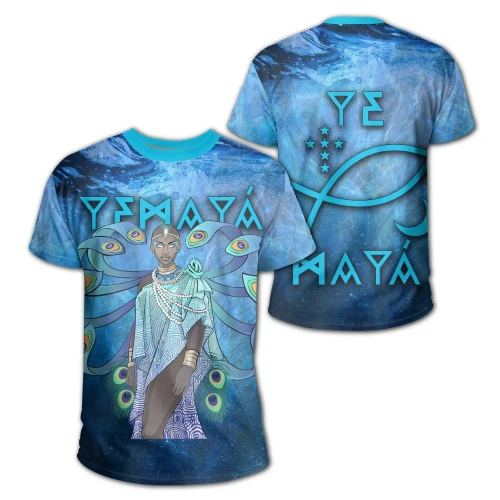 GetteeStore T-shirt - Yemaya Orisha - Yoruba Religion T-shirt J8