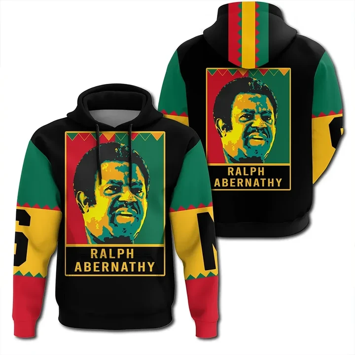 Ralph Abernathy Black History Month Style Hoodie | Africazone.store
