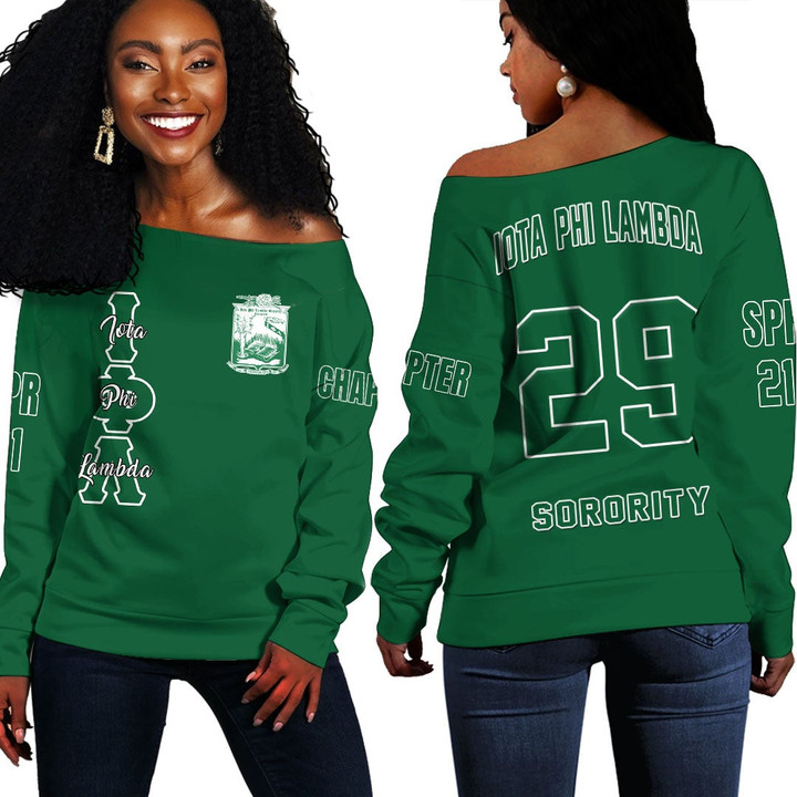 Iota Phi Lambda Women Off Shoulder | Getteestore.com