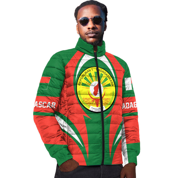 Getteestore Clothing - Madagascar Action Flag Padded Jacket A35
