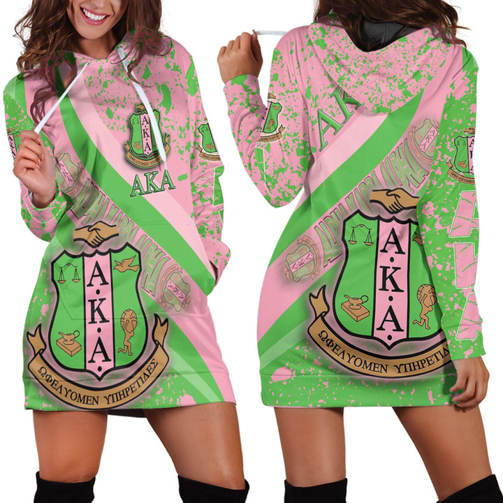 Africa Zone Clothing - AKA Special Hoodie Dress A35 | Africa Zone