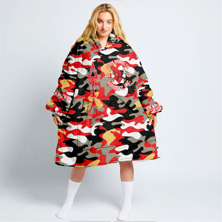 Alpha Gamma Xi Camo Oodie Blanket Hoodie A35 | africazone.store