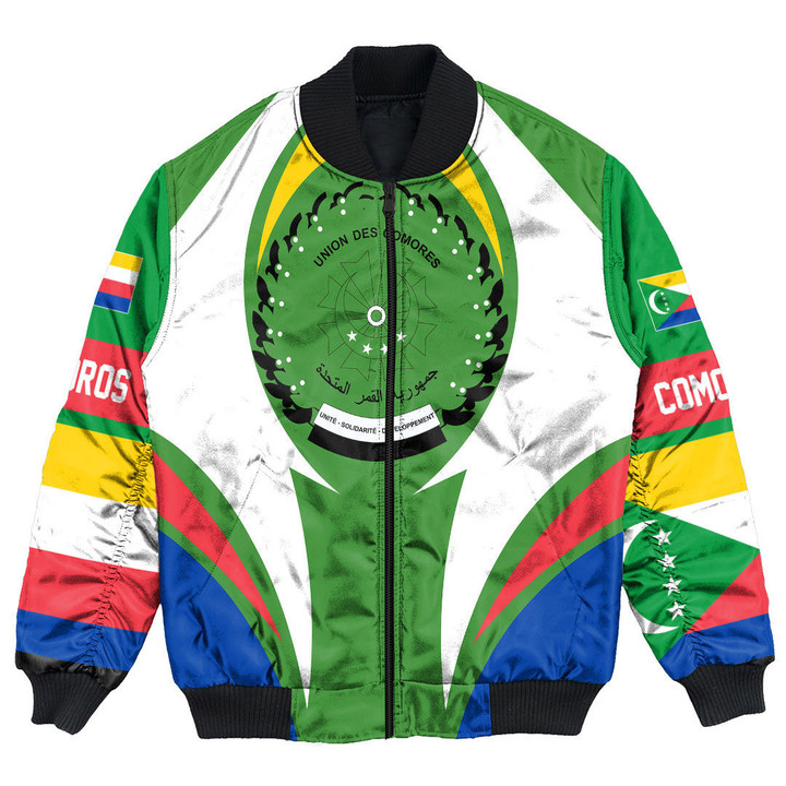 Getteestore Clothing - Comoros Action Falg Bomber Jacket A35