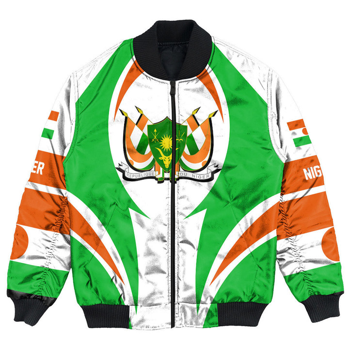 Getteestore Clothing - Niger Action Falg Bomber Jacket A35