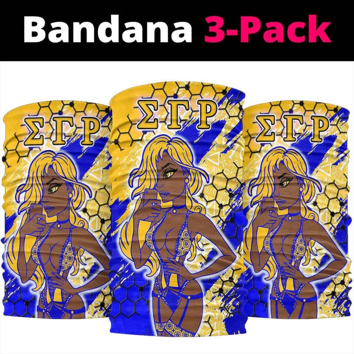 Africa Zone Bandana -  Sigma Gamma Rho  Sorority Special Girl Bandana | africazone.store
