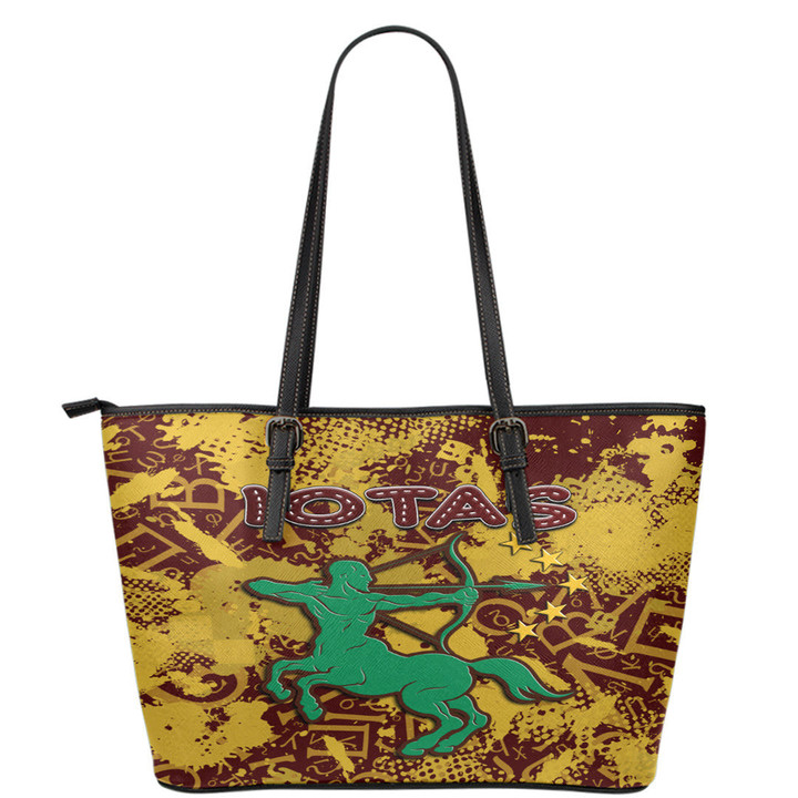 Africa Zone Leather Tote - Iota Phi Theta Sport Style Leather Tote | africazone.store
