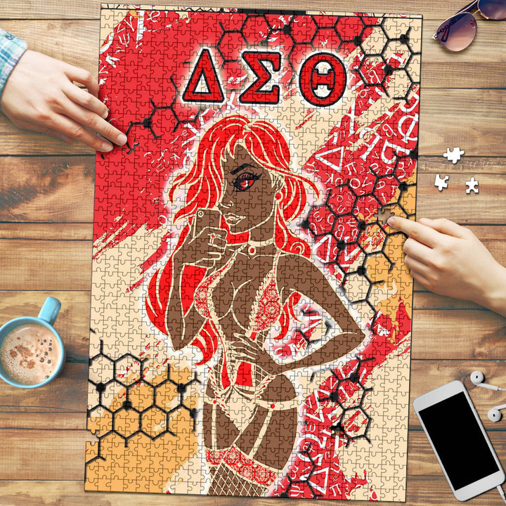 Africa Zone Jigsaw Puzzle -  Delta Sigma Theta  Sorority Special Girl Jigsaw Puzzle | africazone.store
