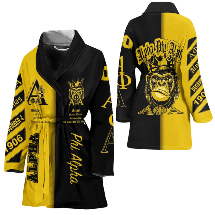 Africa Zone Clothing - Alpha Phi Alpha Unique Bath Robe A35 | Africa Zone