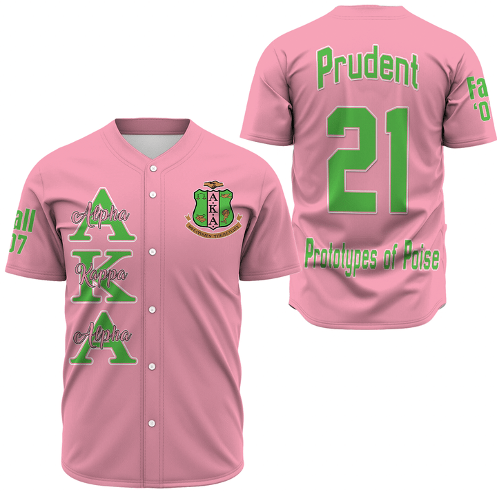 Africa Zone Baseball Jersey - AKA (Pink) Baseball Jerseys A31