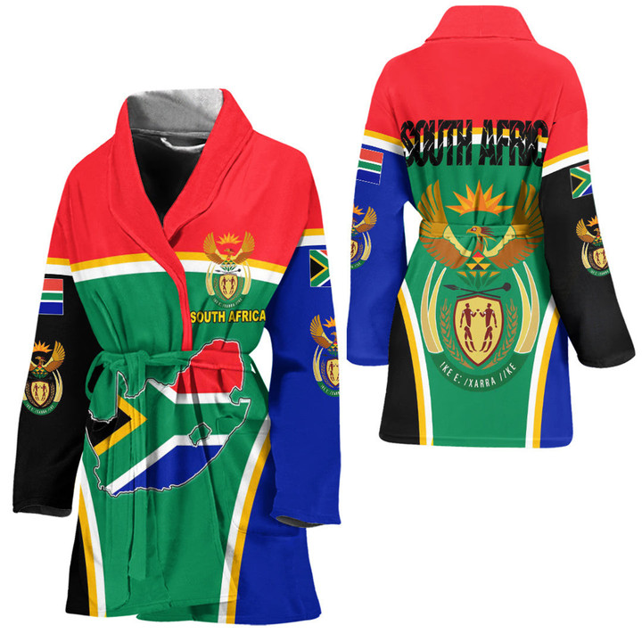 1sttheworld Clothing -South Africa Active Flag Bath Robe A35