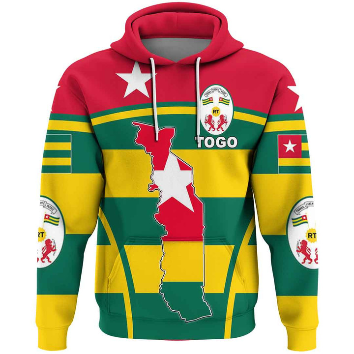 1sttheworld Clothing - Togo Active Flag Hoodie A35