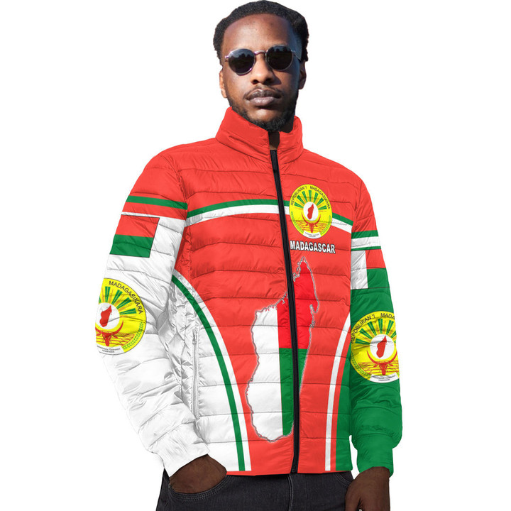 1sttheworld Clothing - Madagascar Active Flag Padded Jacket A35