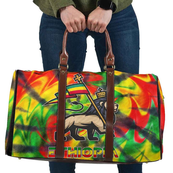 1sttheworld Bag - Ethiopia 3D Pattern Travel Bag | africazone.store
