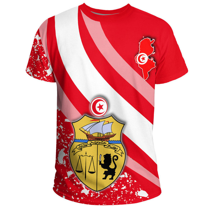 1sttheworld Clothing - Tunisia Special Flag T-shirts A35