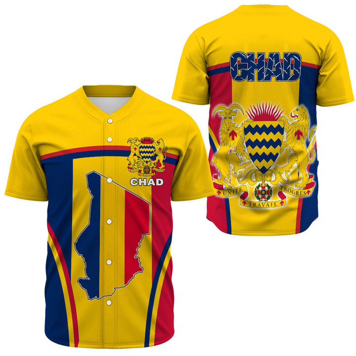 1sttheworld Clothing - Chad Active Flag Baseball Jersey A35