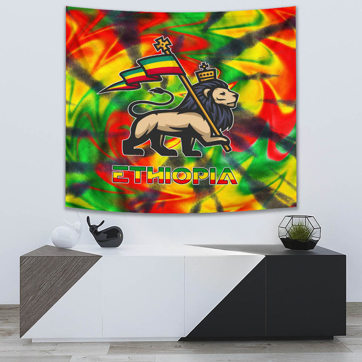 1sttheworld Tapestry - Ethiopia 3D Pattern Tapestry | africazone.store
