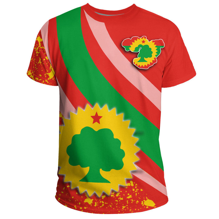 1sttheworld Clothing - Oromo Special Flag T-shirts A35