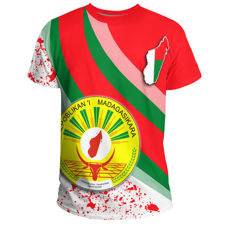 1sttheworld Clothing - Madagascar Special Flag T-shirts A35