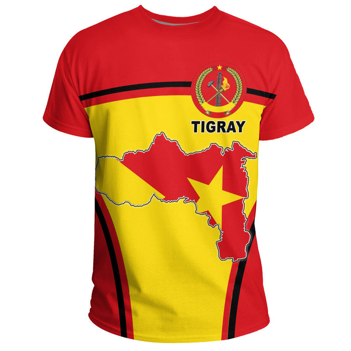 1sttheworld Clothing - Tigray Active Flag T-Shirt A35