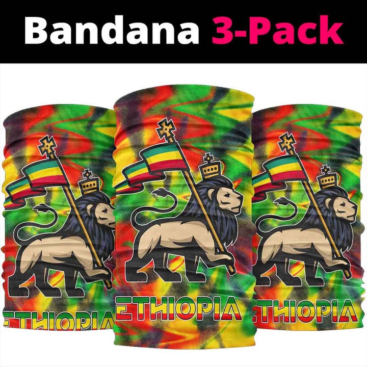 1sttheworld Bandana - Ethiopia 3D Pattern Bandana | africazone.store
