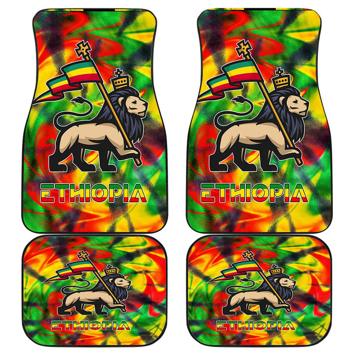 1sttheworld Front And Back Car Mats - Ethiopia 3D Pattern Front And Back Car Mats | africazone.store
