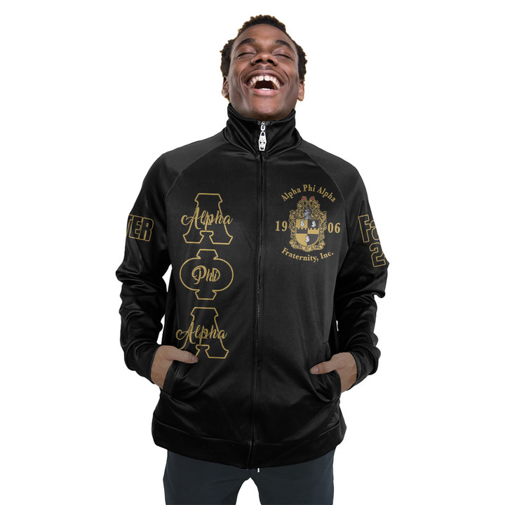 (Custom) GetteeStore Clothing - Alpha Phi Alpha Fraternity Ape Stand Collar Jacket A31