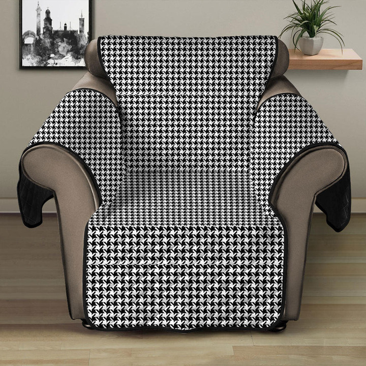 Sofa Protector - Houndstooth Caro Pattern Style Sofa Protector Handcrafted to the Highest Quality Standards A7 | GetteeStore