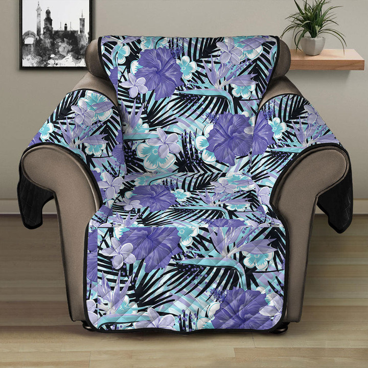 Sofa Protector - Tropical Hibiscus Flowers Pattern Sofa Protector Handcrafted to the Highest Quality Standards A7 | GetteeStore