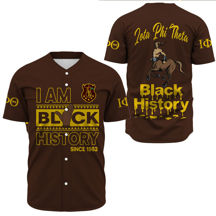 Iota Phi Theta Black History Month Baseball Jersey A31