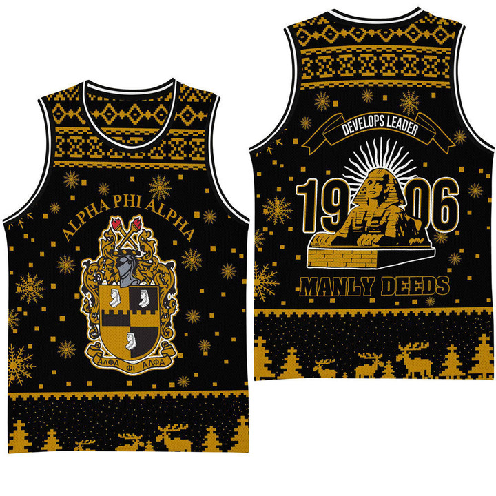 Clothing - Alpha Phi Alpha Christmas Basketball Jersey A35