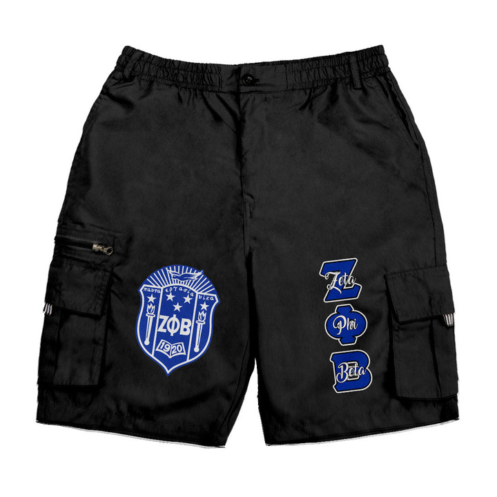 Gettee Store. Men's Cargo Shorts - Zeta Phi Beta Men's Cargo Shorts A35