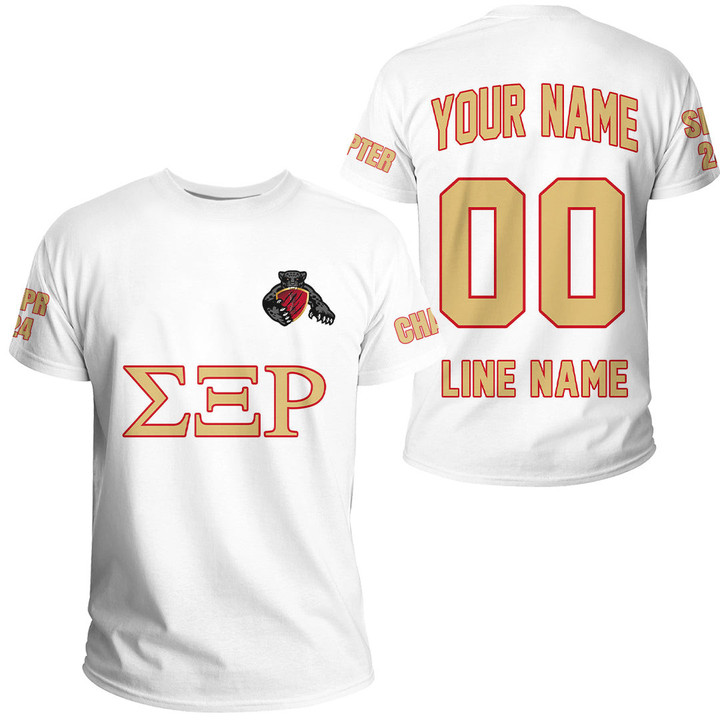 Getteestore T-shirt - (Custom) Sigma Xi Rho Fraternity (White) Letters A31