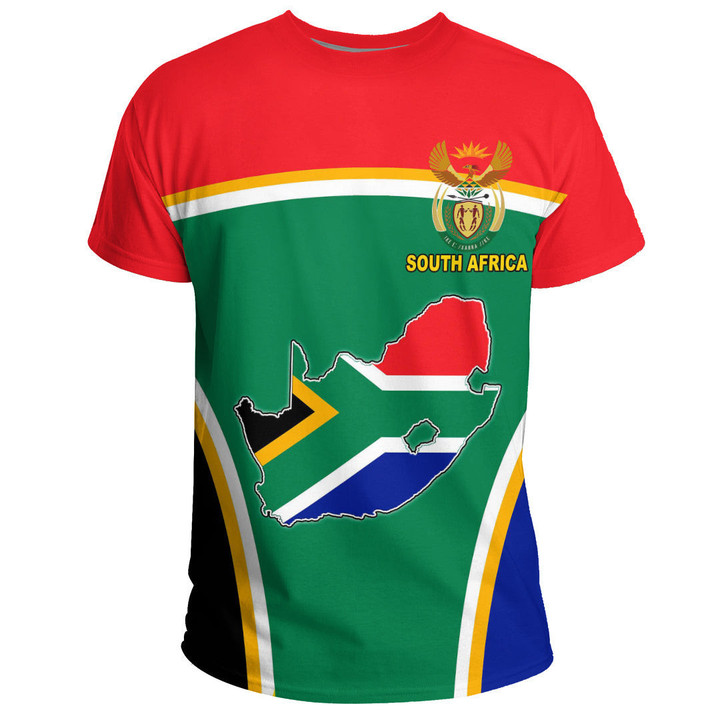 GetteeStore Clothing - South Africa Active Flag T-Shirt A35