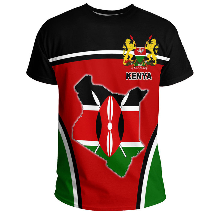GetteeStore Clothing - Kenya Active Flag T-Shirt A35