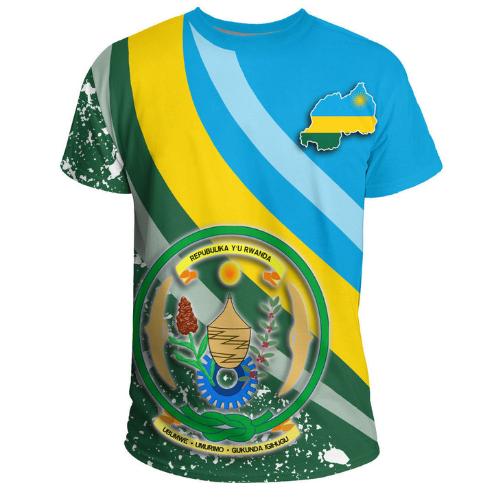 GetteeStore Clothing - Rwanda Special Flag T-shirts A35