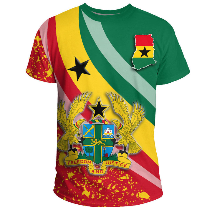 GetteeStore Clothing - Ghana Special Flag T-shirts A35