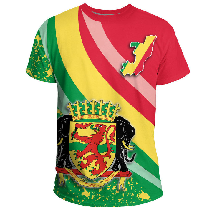 GetteeStore Clothing - Republic of the Congo Special Flag T-shirts A35