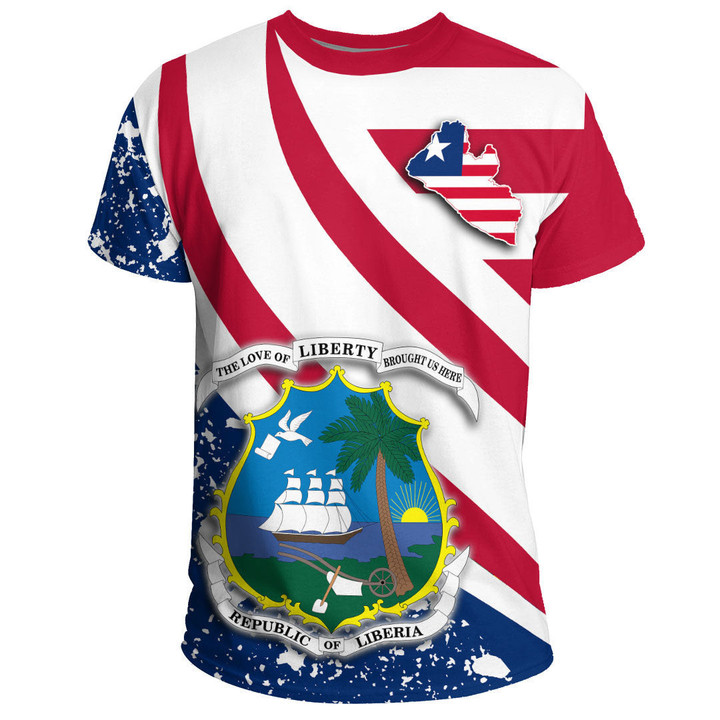 GetteeStore Clothing - Liberia Special Flag T-shirts A35