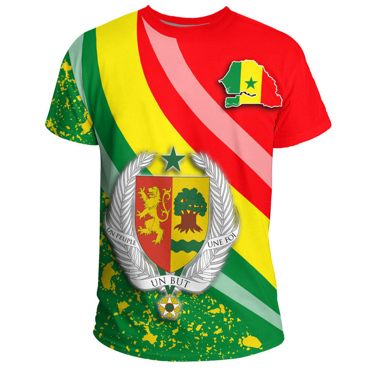 GetteeStore Clothing - Senegal Special Flag T-shirts A35