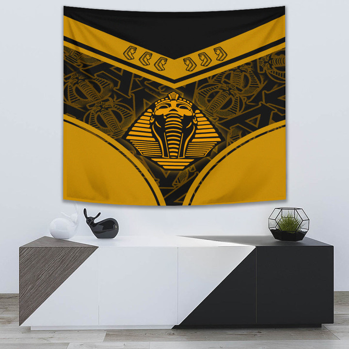 Gettee Store Tapestry -  Alpha Phi Alpha Sphynx Stylized Tapestry | Gettee Store

