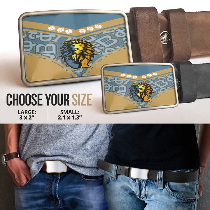 Gettee Store Belt Bucker -  Mu Beta Phi Lion Stylized Belt Bucker | Gettee Store
