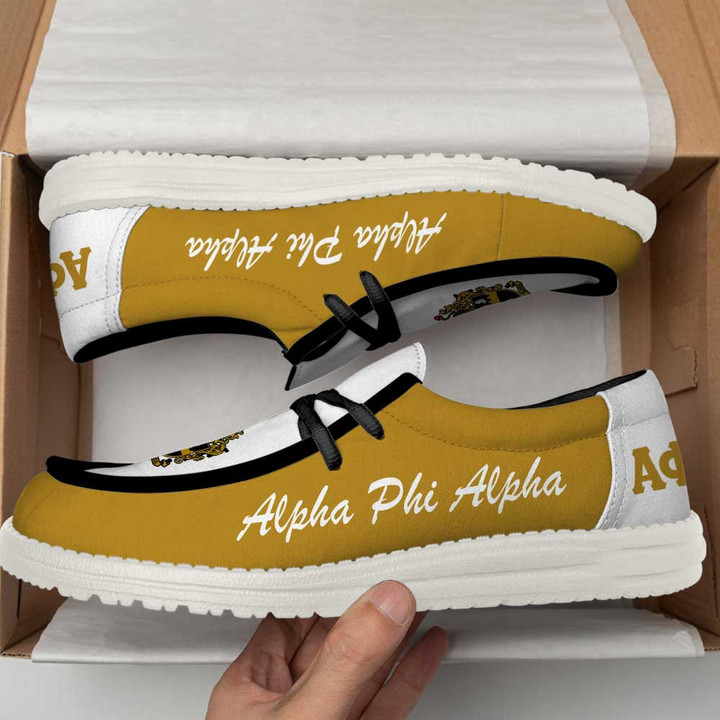 Getteestore Canvas Loafer Shoes - Alpha Phi Alpha Fraternity A31