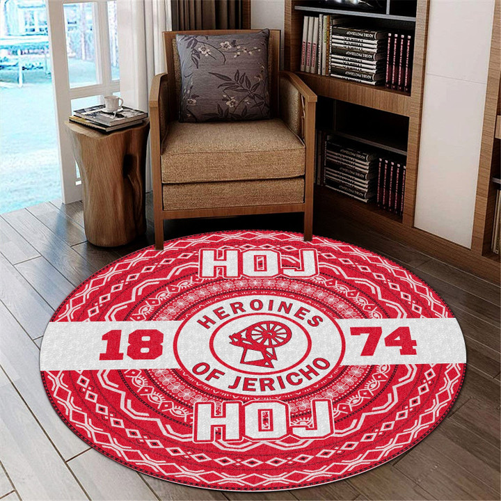 Getteestore Round Carpet  - Heroines Of Jericho African Pattern A31