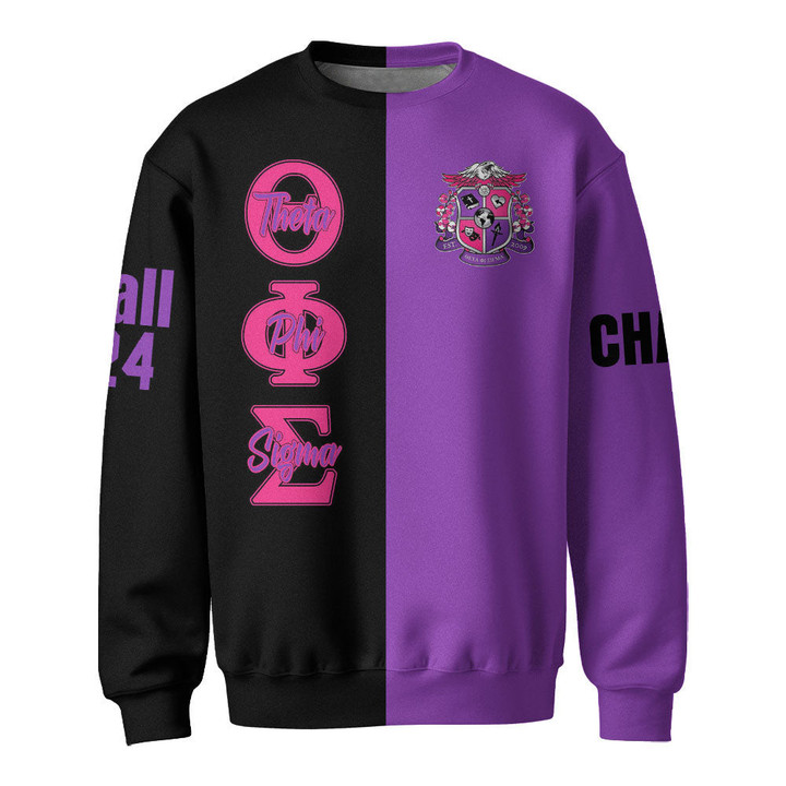 Getteestore Sweatshirts - Theta Phi Sigma Christian Sorority Half Style A31