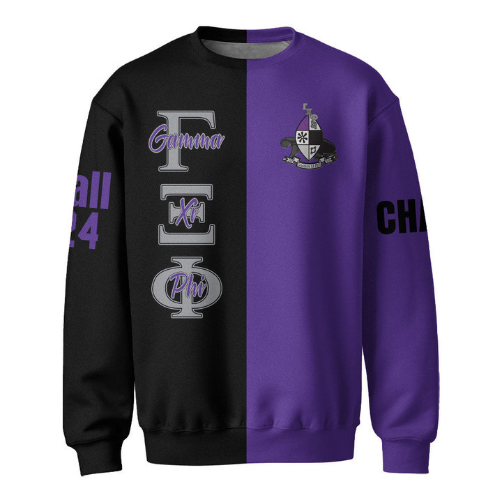 Getteestore Sweatshirts - Gamma Xi Phi Half Style A31