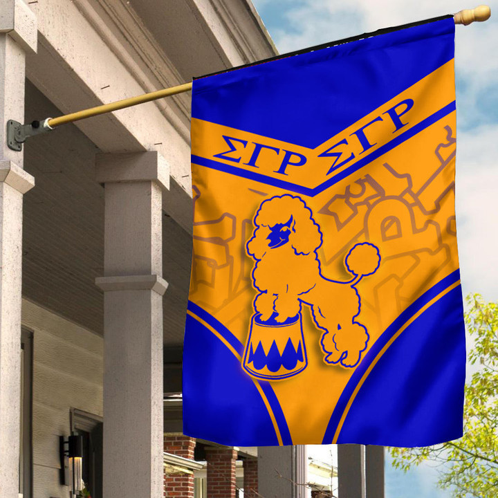 Getteestore Flag - Flag Sigma Gamma Rho Poodle Stylized A35